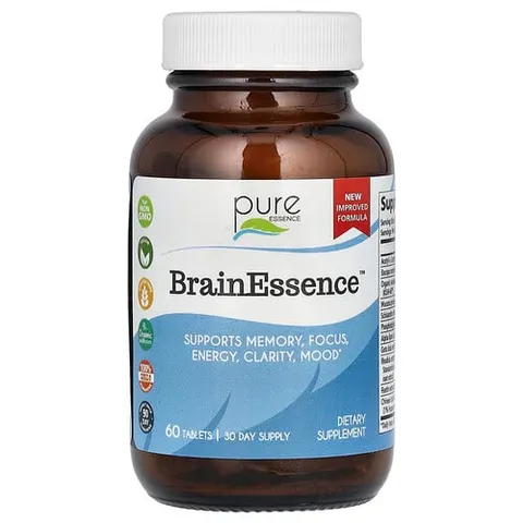 Pure Essence, BrainEssence, 60 Tablets – image 2