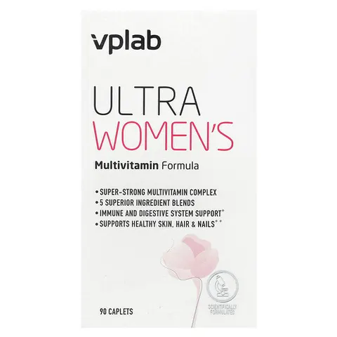 Vplab, Ultra Womens Multivitamin Formula, 90 Caplets – image 2