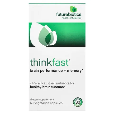 Futurebiotics, ThinkFast, Brain Performance + Memory, 60 Vegetarian Capsules – image 2