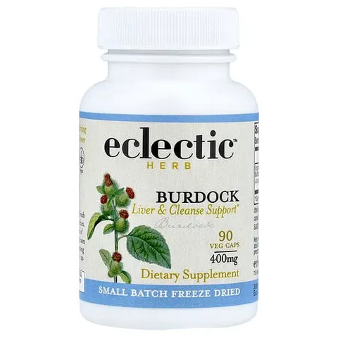 Eclectic Herb, Burdock, 400 mg, 90 Veg Caps – image 2