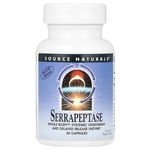 Source Naturals, Serrapeptase, 30 Capsules (60,000 SPU Per Capsule) – image 2