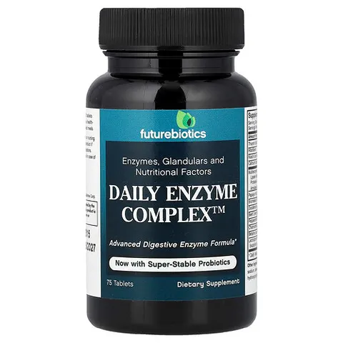 FutureBiotics, Daily Enzyme Complex, 75 Tablets – image 2