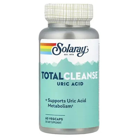 Solaray Total Cleaning Uric Acid 60 Capsules – image 2