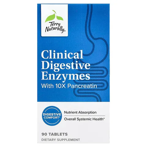Terry Naturally, Clinical Digestive Enzymes , 90 Tablets – image 2