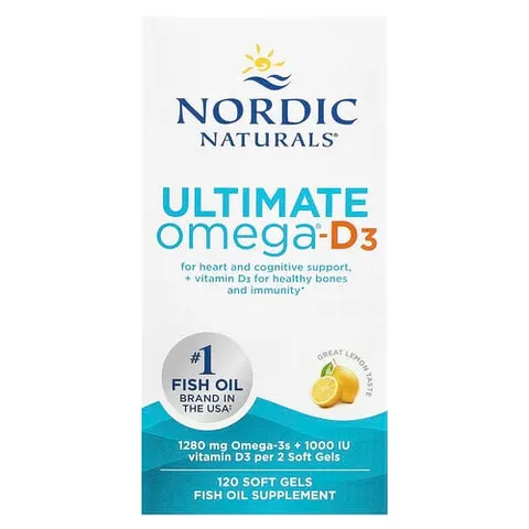 (120 solfgels) Ultimate Omega-D3 – image 2