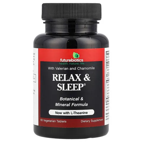 FutureBiotics, Relax & Sleep, 60 Vegetarian Tablets – image 2