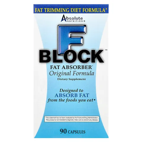 Absolute Nutrition, FBlock™, Fat Absorber, Original Formula, 90 Capsules – image 2