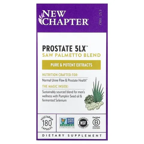 Chapter, Prostate 5LX, 180 Vegetarian Capsules – image 2