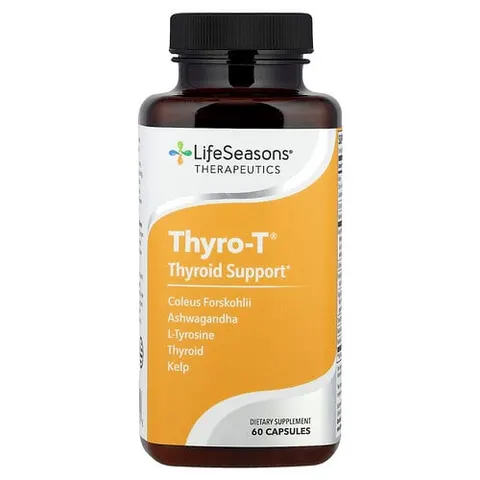 LifeSeasons, Thyro-T®, Thyroid Support, 60 Capsules – image 2