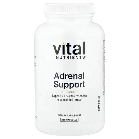 Vital Nutrients, Adrenal Support, 240 Capsules – image 2