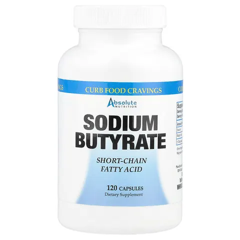 Absolute Nutrition, Sodium Butyrate, 120 Capsules – image 2