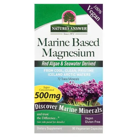 Nature'S Answer, Plant Based Magnesium 90 Cap – image 2