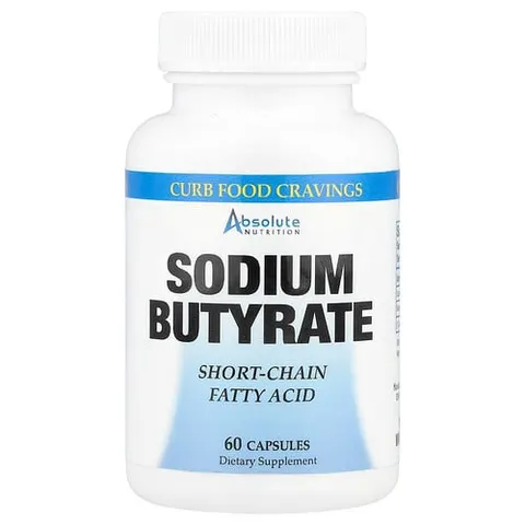 Absolute Nutrition, Sodium Butyrate, 60 Capsules – image 2