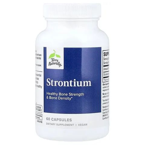 Terry Naturally, Strontium, 60 Capsules – image 2