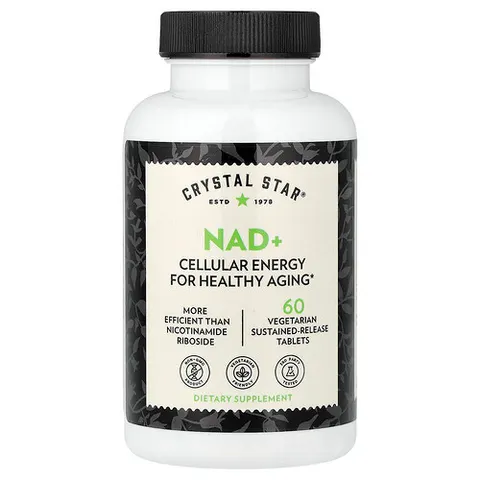 Crystal Star, NAD+, 60 Vegetarian Sustained-Release Tablets – image 2
