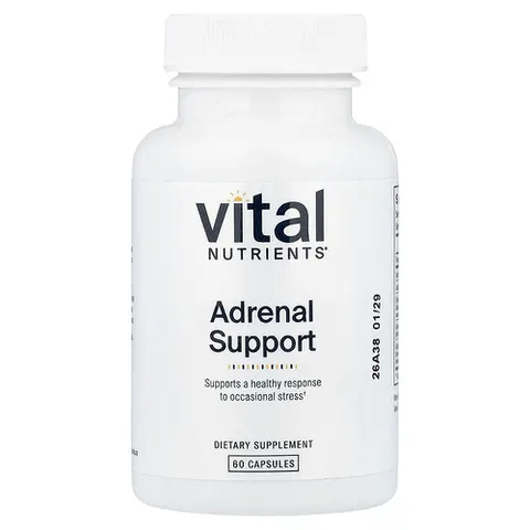 Vital Nutrients, Adrenal Support, 60 Capsules – image 2