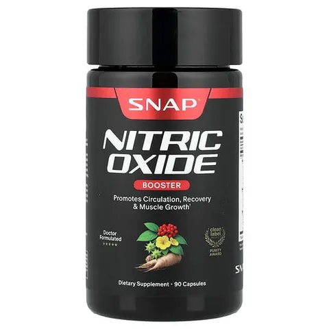 Snap Supplements, Nitric Oxide Booster, 90 Capsules – image 2