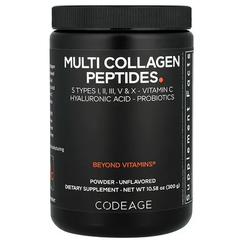 Codeage, Multi Collagen Peptides Powder, Unflavored, 10.58 oz (300 g) – image 2
