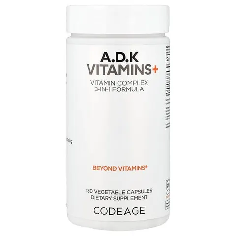 Codeage, A, D, K Vitamins+, 180 Capsules – image 2