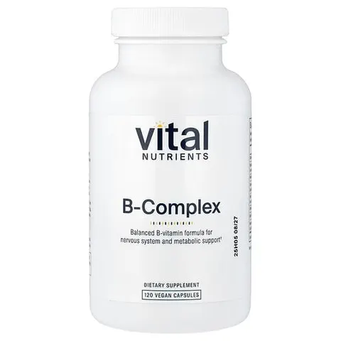 Vital Nutrients, B-Complex, 120 Vegan Capsules – image 2