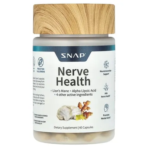 Snap Supplements, Nerve Health, 60 Capsules – image 2