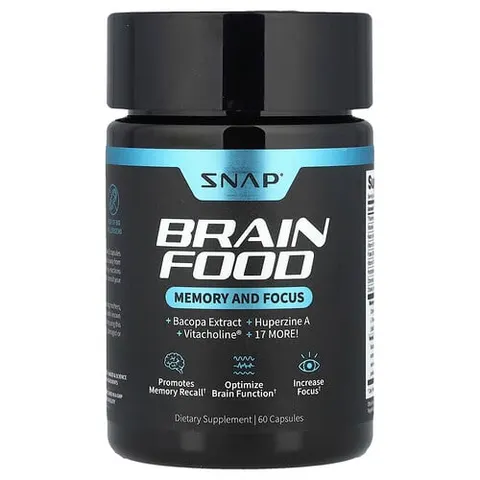 Snap Supplements, Brain Food, Bacopa Extract , 60 Capsules – image 2