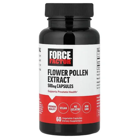 Force Factor, Flower Pollen Extract, 500 mg, 60 Vegetable Capsules – image 2