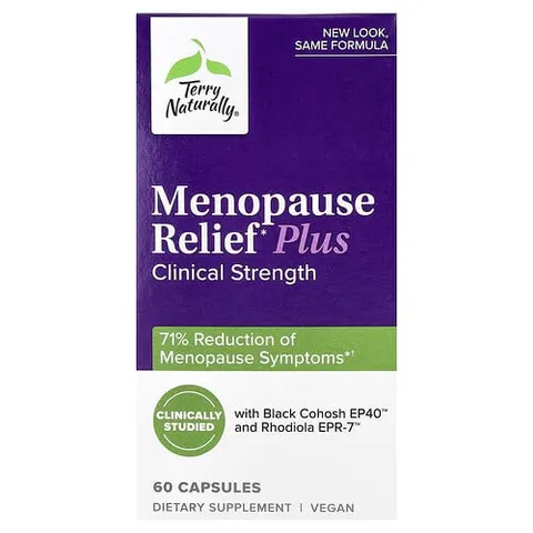 Terry Naturally, Menopause Relief Plus, 60 Capsules – image 2