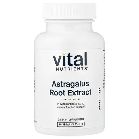 Vital Nutrients, Astragalus Root Extract, 90 Vegan Capsules – image 2