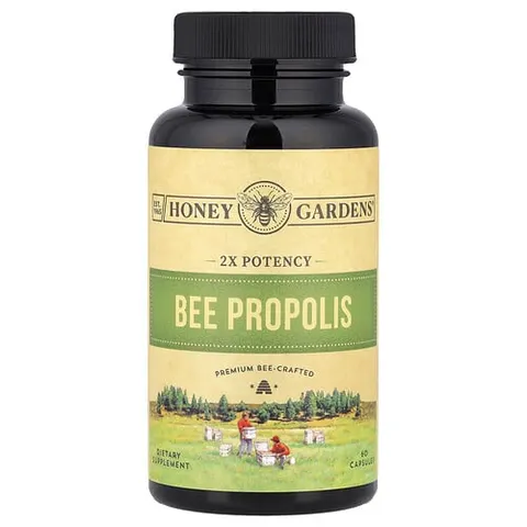 Honey Gardens, Bee Propolis, 2x Potency, 60 Capsules – image 2