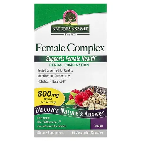 Nature’s Answer Female Complex Vegetarian Capsules – 90 Count – image 2
