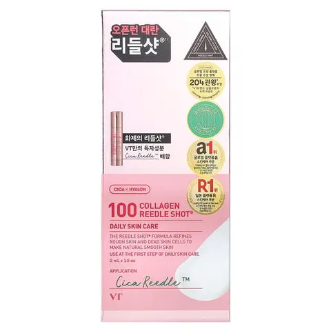 VT Cosmetics, 100 Collagen Reedle Shot®, 10 Count, 2 ml Each – No Color – image 2