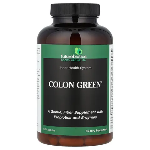 FutureBiotics, Colon Green, 150 Capsules – image 2