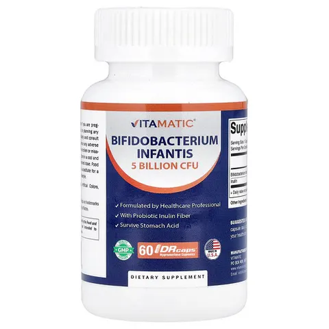 Vitamatic, Bifidobacterium Infantis, 60 DRcaps Hypromellose Capsules – image 2