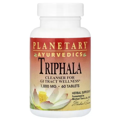 Planetary Herbals, Ayurvedics, Triphala, 60 Tablets – image 2