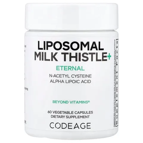Codeage, Eternal, Liposomal Milk Thistle+, 60 Vegetable Capsules – image 2