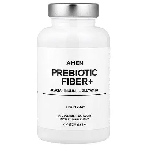 Codeage, Amen Prebiotic Fiber+, 60 Vegetable Capsules – image 2