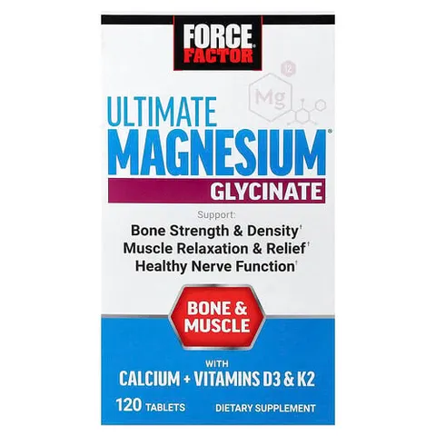 Force Factor, Ultimate Magnesium Glycinate, 120 Tablets – image 2