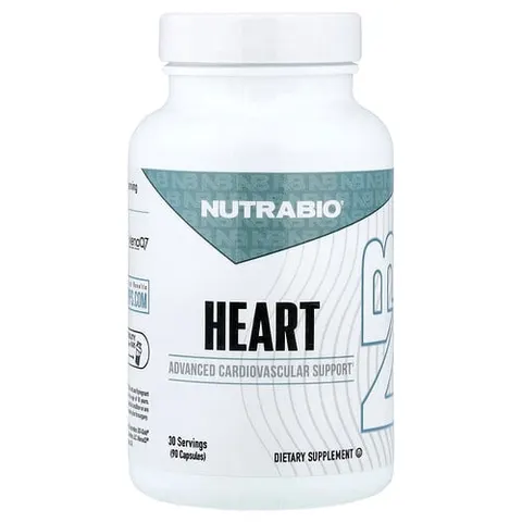 NutraBio, Heart, 90 Capsules – image 2