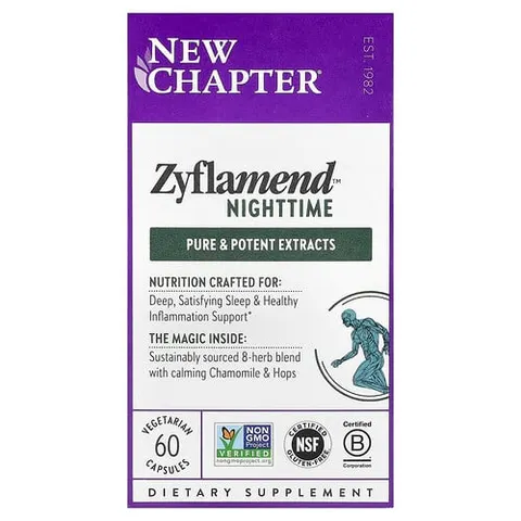 Chapter, Zyflamend Nighttime, 60 Vegetarian Capsules – image 2