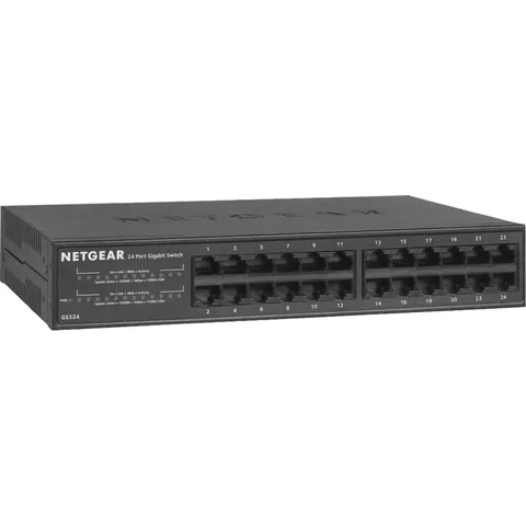 Netgear GS324-200EUS Unmanaged Switch – Schwarz – Bild 2