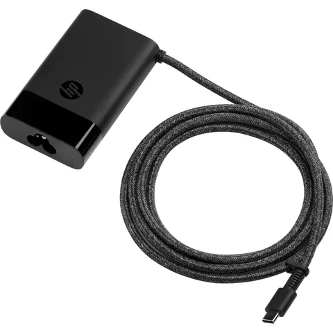 HP USB-C 65W Laptop-Ladegerät – Schwarz – Bild 4