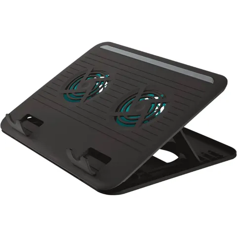 Trust Cyclone Notebook-Kühlständer - Schwarz (USB, bis 16") – Bild 3