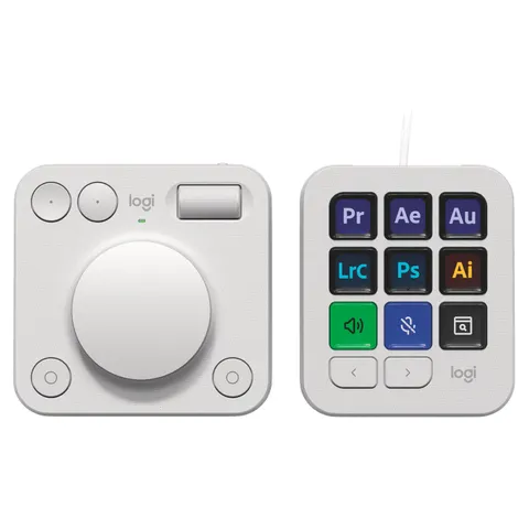LOGI MX Creative Console Pale Grey – Bild 3