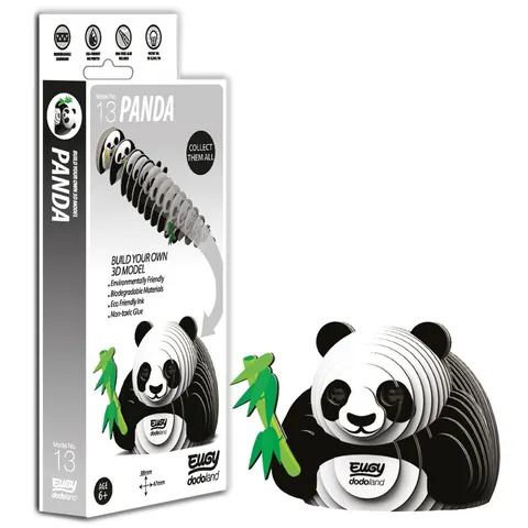 EUGY Panda 3D Craft Kit – image 2