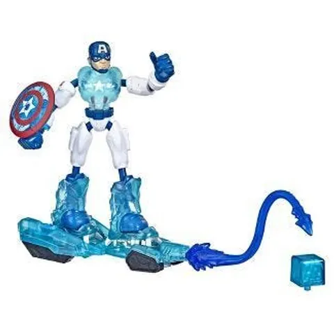 Hasbro Avengers Bend and Flex Cap Ice Mission – image 2