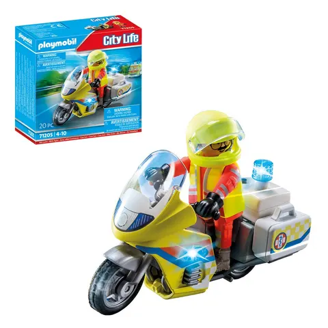 Rescue Motorcycle with Flashing Light – image 2