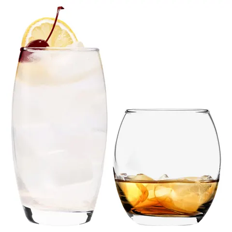 Argon Tableware 12 Piece Tondo Glassware Set - Clear – image 2