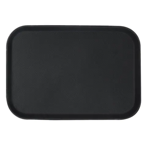 Argon Tableware Rectangular Serving Tray - 66 x 45.5cm - Reusable Non Slip Stackable Rubberized Food Drinks Platter Tray – image 2