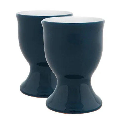 Navy Stoneware Egg Cups - Pack of Two – image 2
